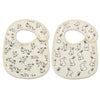 Soft Cotton Baby Bibs with Waterproof Backing – Set of 2