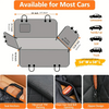 Heavy-Duty Dog Car Seat Cover with Hammock Design