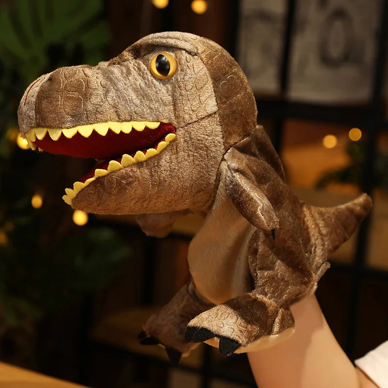 Dinosaur Hand Puppet Plush Toy – Movable Mouth for Imaginative Play