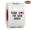 Thank You for Your Order Stickers — Roll of 500