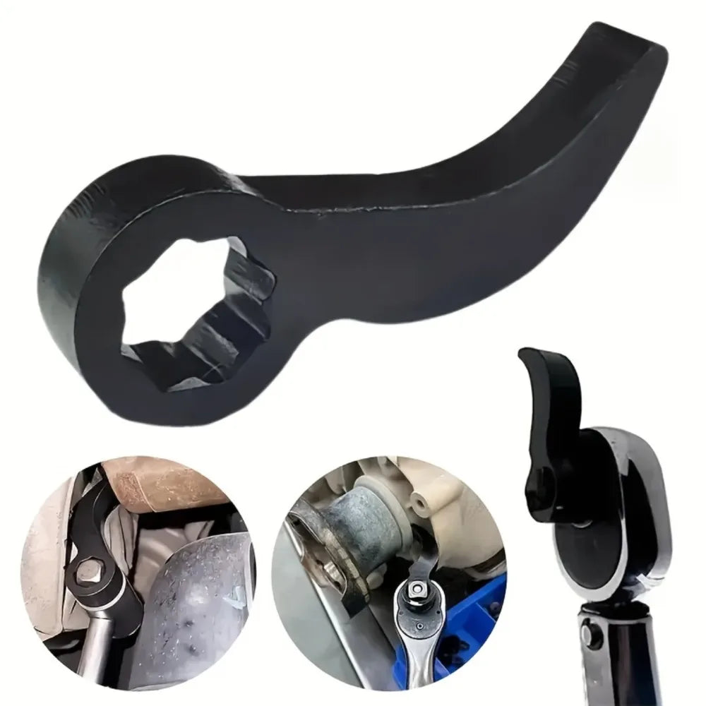 Angle-Type Half Axle Disassembly Tool with Drive Pry Bar Adapter