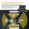 4-Channel 1080P Dash Cam with WiFi and 24H Parking Monitor