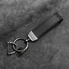 Carbon Fiber Car Keychain with Alloy Buckle