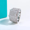 Men's 14K Gold Plated Moissanite Statement Ring