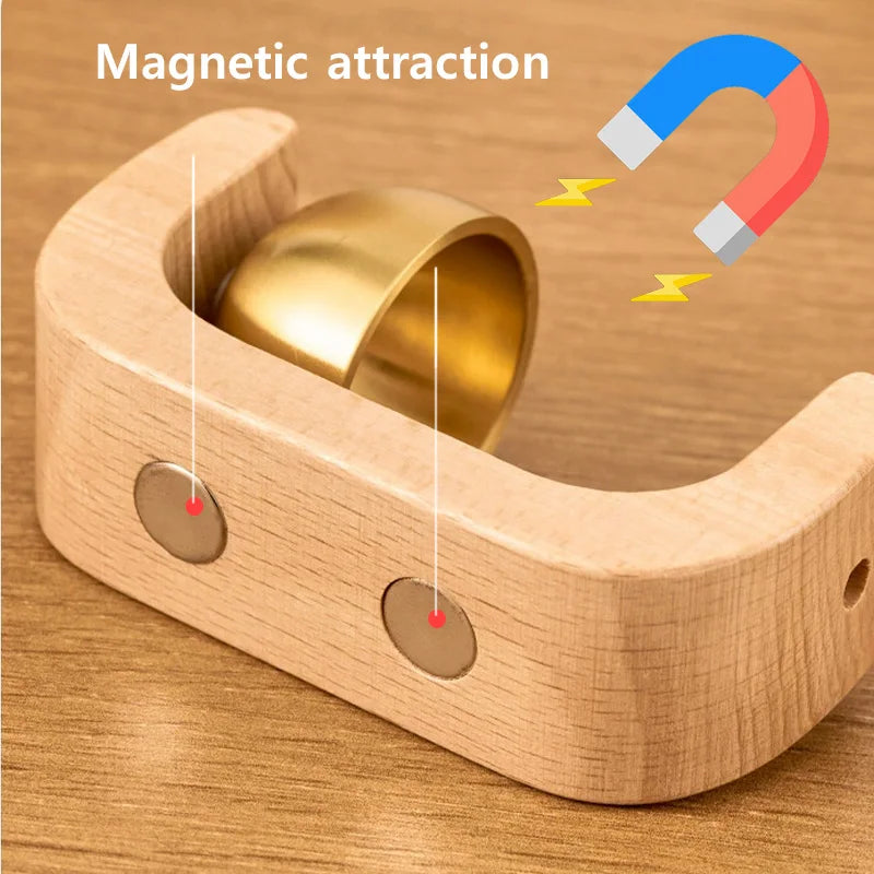 Minimalist Wooden Magnetic Door Bell