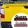 3D Metal "Queen" Emblem Sticker