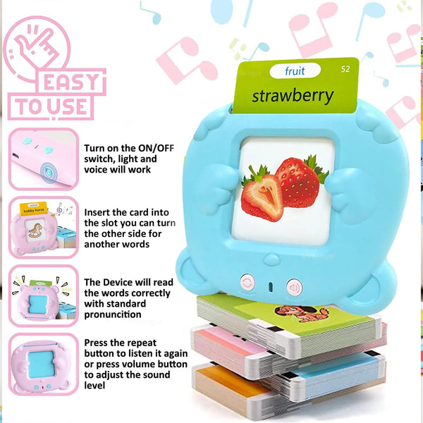 Interactive Talking Flashcard Reader for Kids
