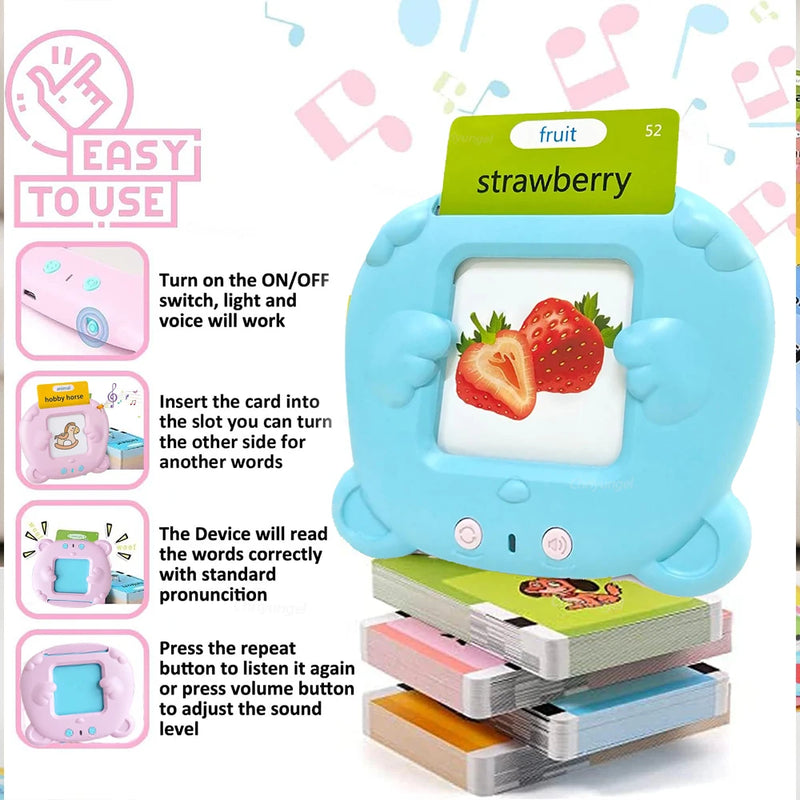 Interactive Talking Flashcard Reader for Kids