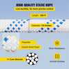 High-quality static rope with a 200 ft length and 1/2 inch diameter, made of polyester double braid rope.