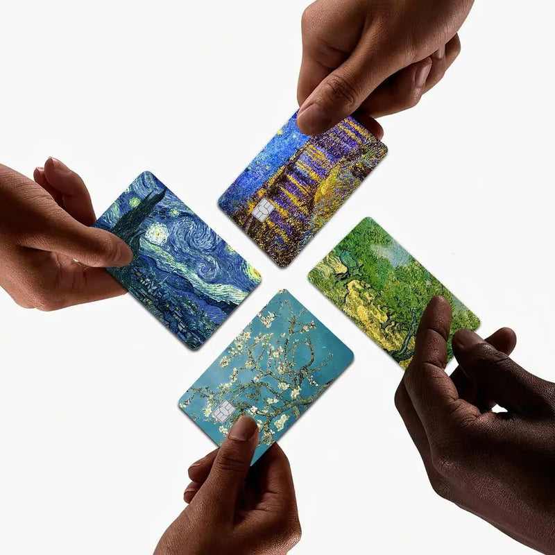 Skin para Tarjeta de Crédito Estilo Van Gogh