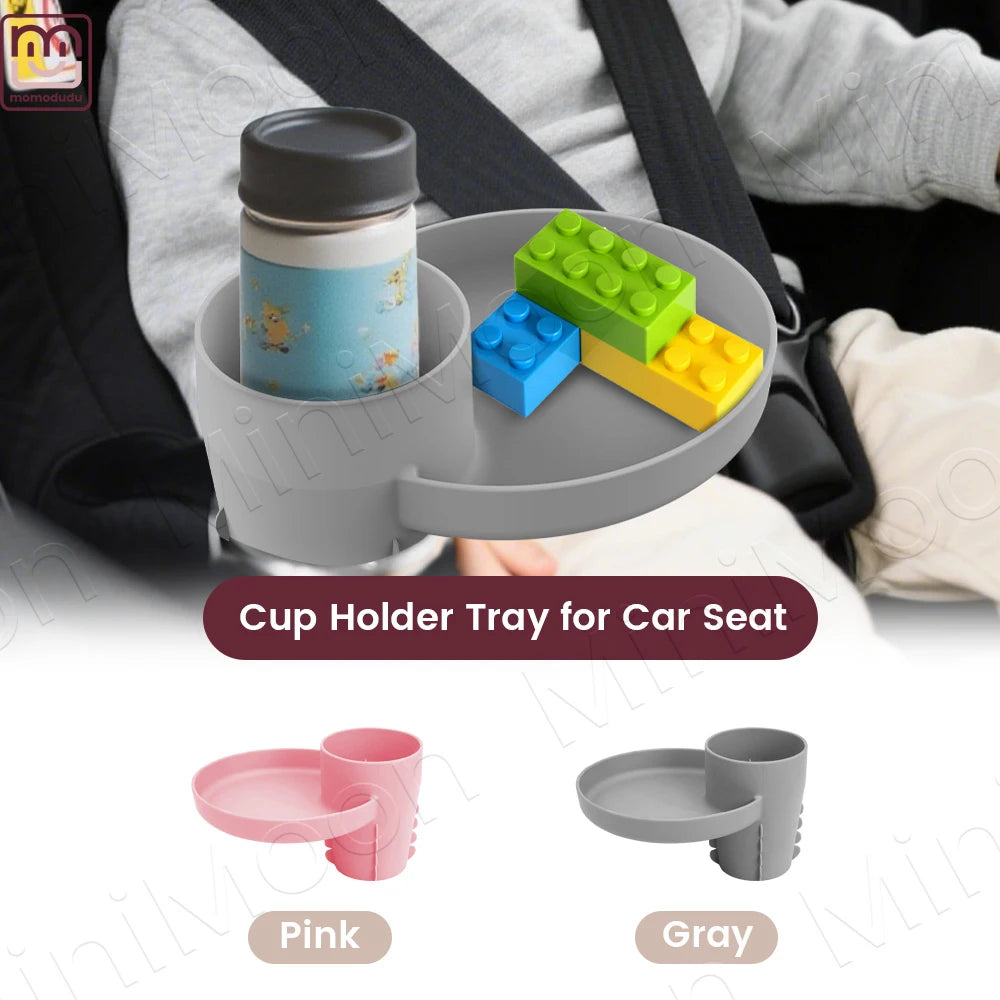 3-in-1 Expandable Travel Tray with 360° Cup Holder