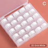Pre-filled Sewing Bobbins Set with Storage Case