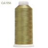 80-Color Polyester Embroidery Thread Set with Large 4000m Spools