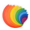 Wooden Rainbow Stacking Blocks – Montessori Creative Building Set
