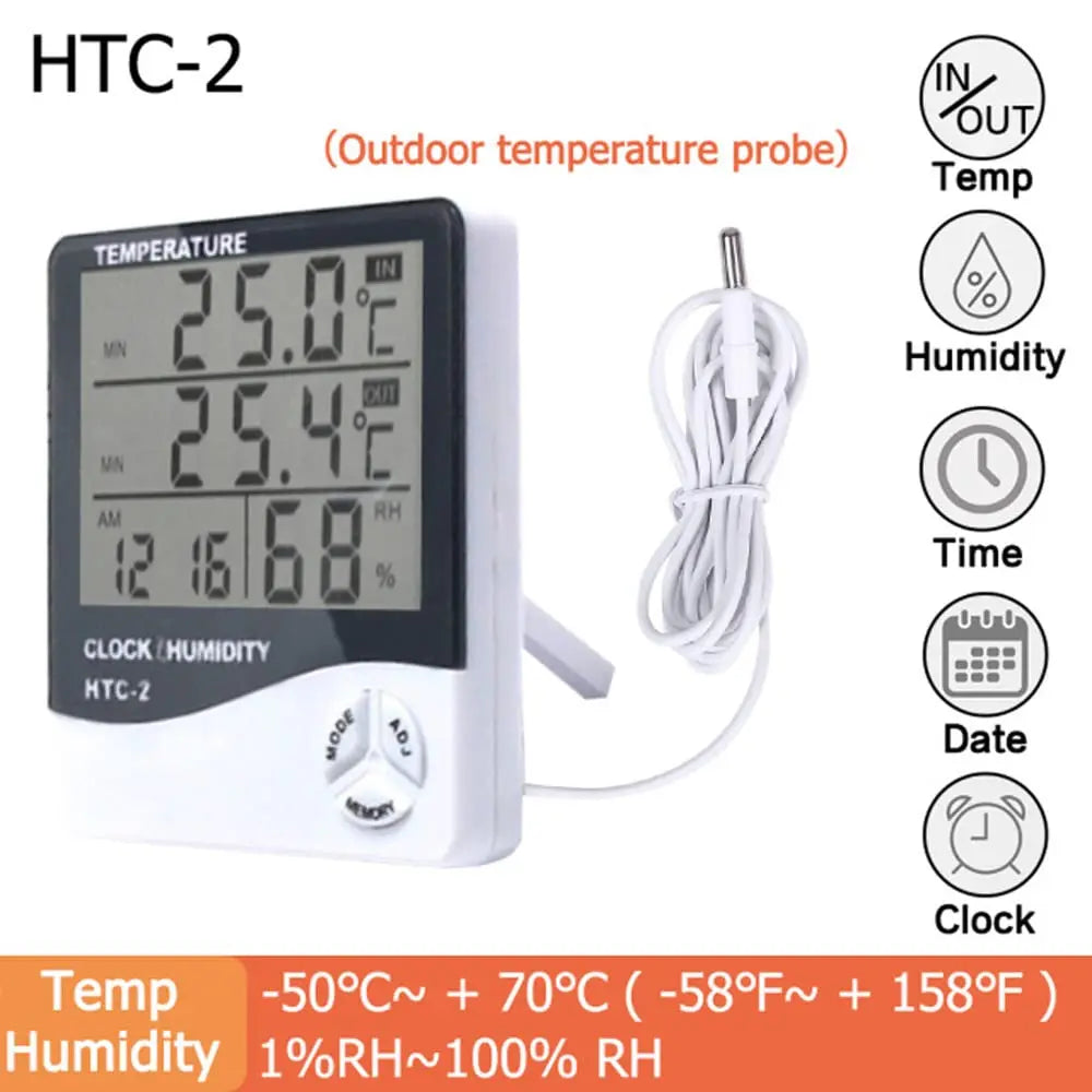 Monitor Digital de Temperatura y Humedad Dual