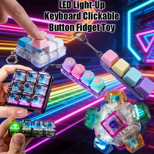 Porte-clés Clavier LED Anti-Stress