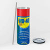 Spray Can Insulated Tumbler with Lid and Straw