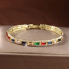 14K Gold Plated Tennis Bracelet with Cubic Zirconia