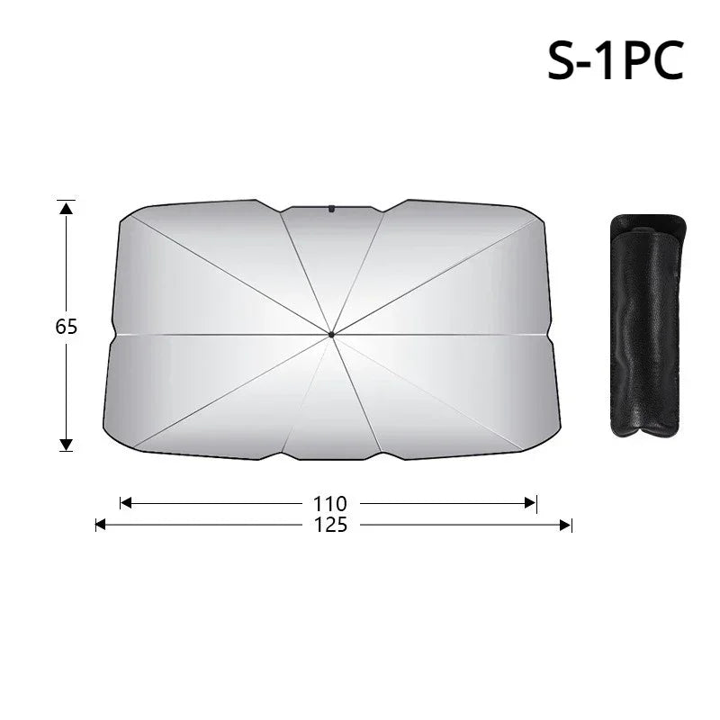 Folding Car Sunshade Umbrella with UV Protection