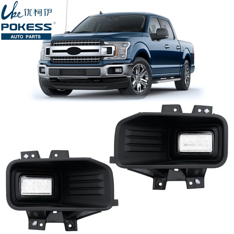 Ford F-150 Fog Light Bumper Trim Set (2015-2020)