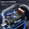 60W USB-C Car Charger with Built-In Spring Cable
