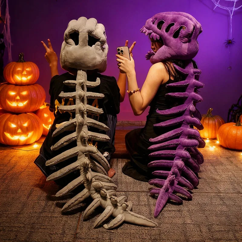 Realistic Dinosaur Skeleton Costume Set