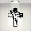 Elegant Metal Cross Wall Art for Home and Office