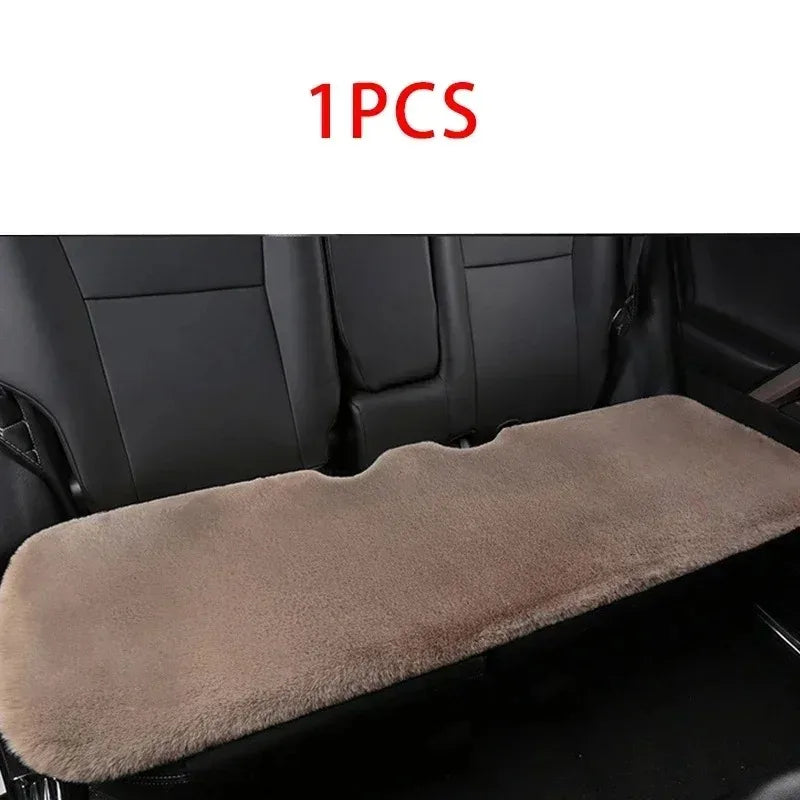 Plush Rabbit Fur Car Seat Cushion