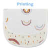 Soft Cotton Baby Bibs with Waterproof Backing – Set of 2