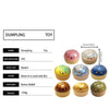 Glitter Squishy Dumpling Stress Toy