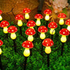 Solar Mushroom Garden Light with 8 Lighting Modes