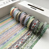 Retro Washi Tape Set – 20 Rolls for DIY Crafting & Journaling