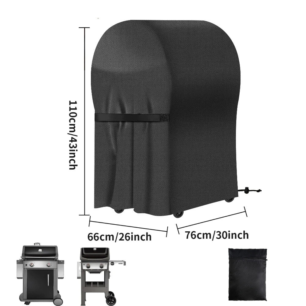 Waterproof Grill Cover with Adjustable Straps