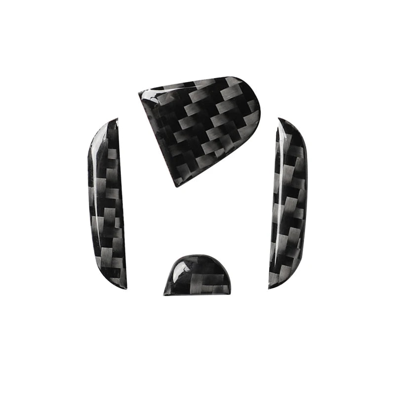 Carbon Fiber Steering Wheel Emblem Decals for Honda Models 2015-2022