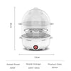 Double-Layer Electric Egg Cooker & Steamer