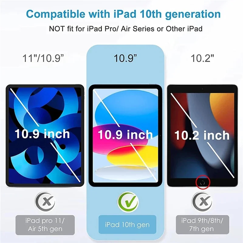 Tempered Glass Screen Protector for iPad 10th Generation (10.9-Inch) - 2 Pack