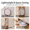 Various storage solutions featuring a lightweight plastic wash basin for various uses like wall mounting, cabinet storage, an