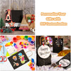 DIY customization kit for personalized gift bags featuring kraft paper and decorative elements