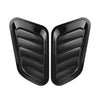 Carbon Fiber Style Car Hood Scoop Vent Covers (Pair)
