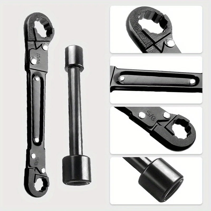 Professional Double-End Angle Stop Wrench for Plumbing Repairs