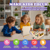 Montessori Wooden Busy Board with LED Switch Controls