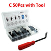 Kit de Clips y Retenedores Universales para Paneles de Carrocería