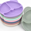 Complete Silicone Baby Feeding Set with Suction Bowl, Plate, Utensils & Bib