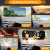 Adjustable Day & Night Anti-Glare Car Sun Visor with Extender