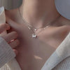 Shiny Butterfly Pendant Necklace