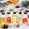 Mini Clear Glass Bottles with Lids for Potions, Shots & Essential Liquids