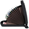Compact Zipper Card Wallet with Multiple Slots