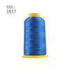 High-Tenacity Polyester Embroidery Thread (120D/2, 40wt) for Home & Industrial Machines