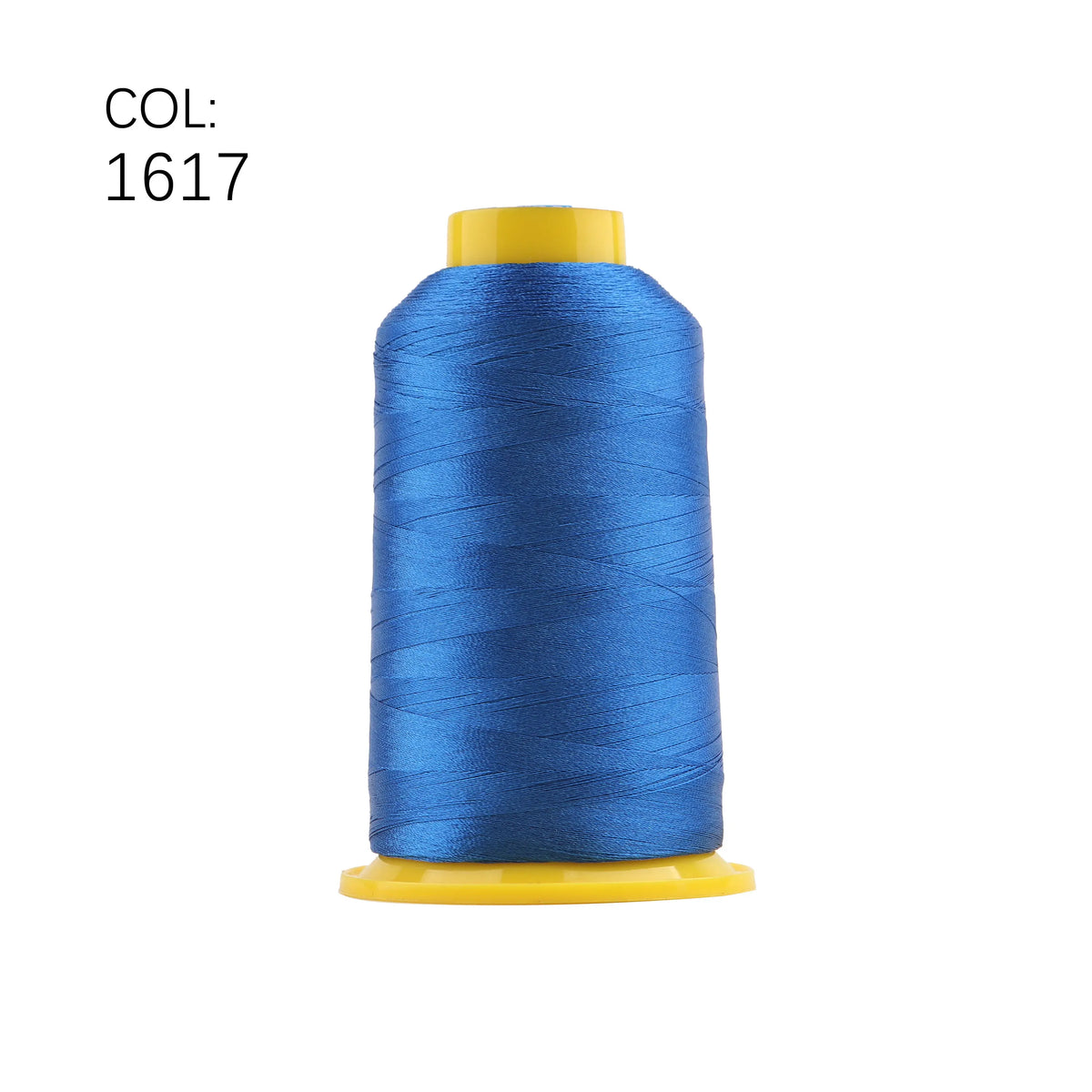 High-Tenacity Polyester Embroidery Thread (120D/2, 40wt) for Home & Industrial Machines