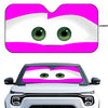 Foldable Car Windshield Sunshade with Cute Cartoon Eyes